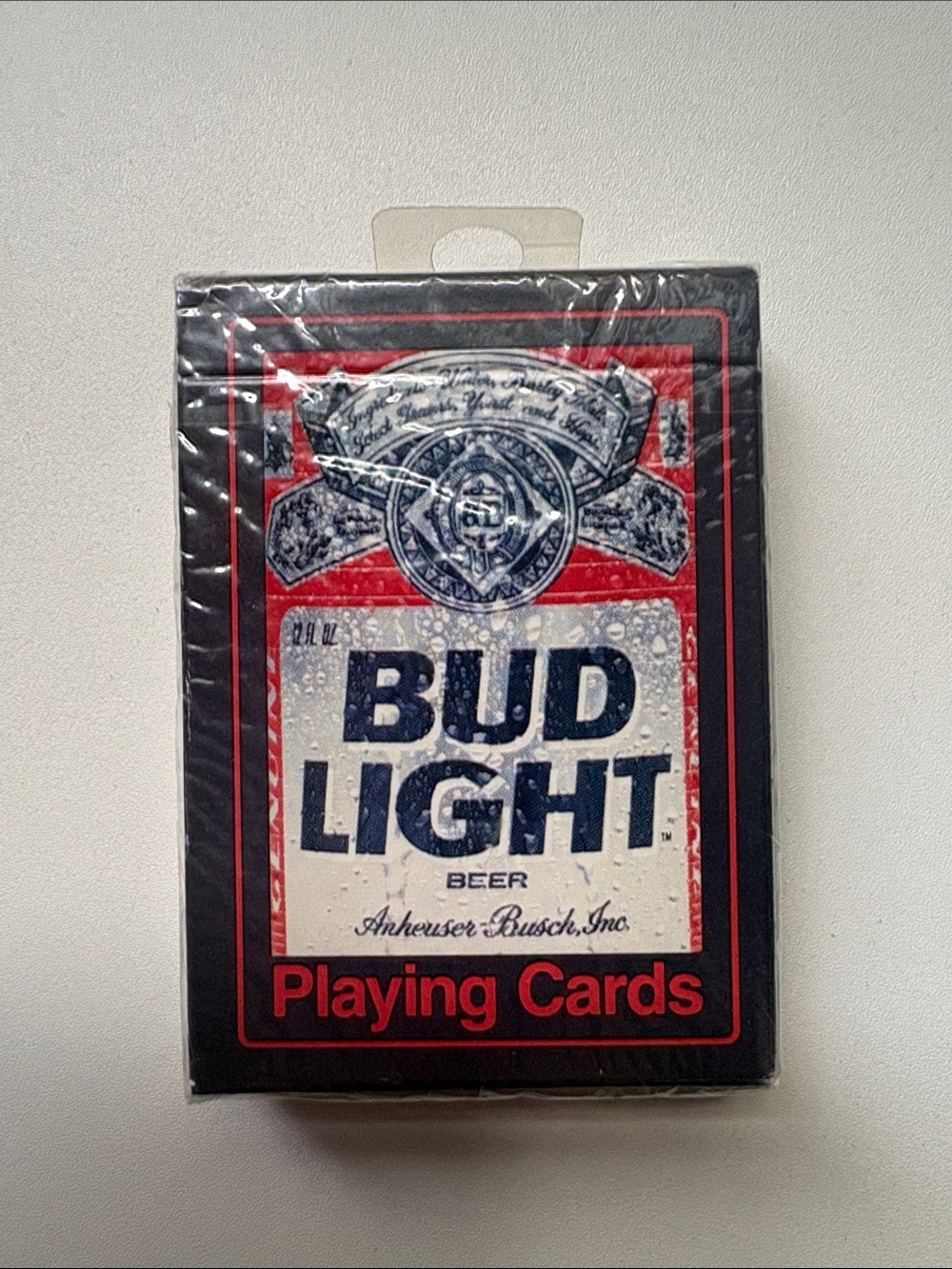 Bud Light Playing Cards - Black, Red & Blue Deck